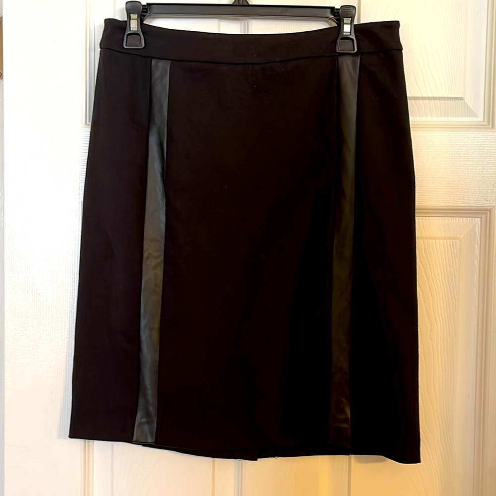 Michael Michael Kors faux leather panel skirt